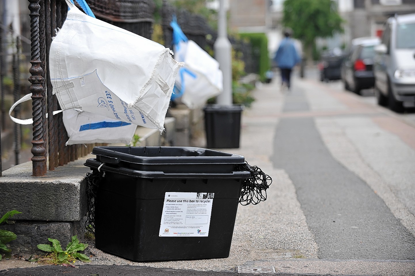 Bag and box recycling is currently in use in Aberdeen